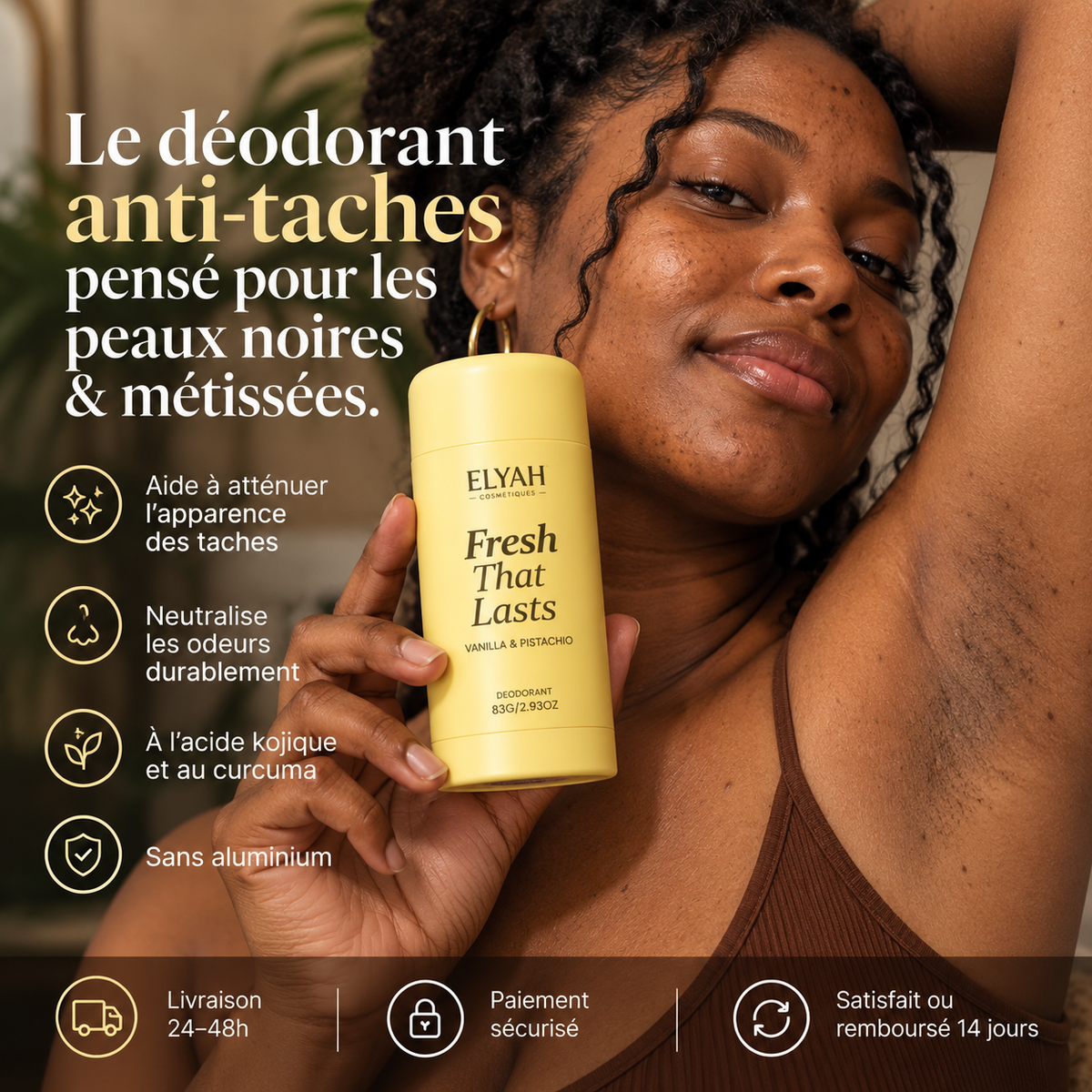 Déodorant anti-taches